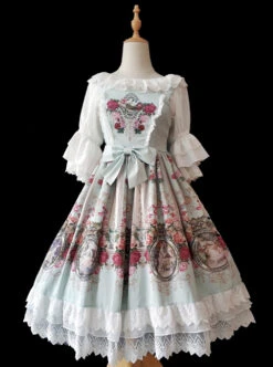 Royal Murals Series Classic Lolita Sling Dress 11 Royal Murals Series Classic Lolita Sling Dress -MIMY Lolita Shop 2 500x672 589