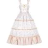 Half Summer Time Series Printed Embroidered Hem Rustic Style JSK Classic Lolita Sleeveless Dress 1 Half Summer Time Series Printed Embroidered Hem Rustic Style JSK Classic Lolita Sleeveless Dress -MIMY Lolita Shop 2 500x672 603