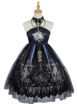 Divine Salvation Series Retro Gothic Lolita Sling Dress -MIMY Lolita Shop 2 500x672 61