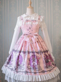 The Dreamland Of Alice Series Small High Waist Classic Lolita Sling Dress -MIMY Lolita Shop 2 500x672 656