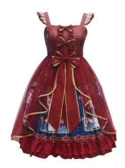 Earl Cat Lady Series JSK Bowknot Classic Lolita Sling Dress -MIMY Lolita Shop 2 500x672 663