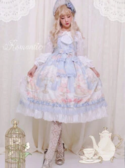 My First Love Series Flower Cake Sweet Lolita Sleeveless Dress Second Version -MIMY Lolita Shop 2 500x672 690