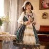 Night Of The Magic Lamp Series JSK Printing Court Style Retro Elegant Classic Lolita Sling Dress -MIMY Lolita Shop 2 500x672 693