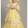 Spring Lively Girlish Feel Bright Yellow Pink Petal Lace Long Sleeve Outing Picnic Court Style Lolita Prom Dress -MIMY Lolita Shop 2 500x672 866
