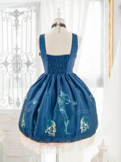 Retro Gothic Human-bone Lolita Sleeveless Dress -MIMY Lolita Shop 3 500x672 120