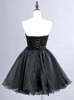 Black Lace Strapless Evening Dress -MIMY Lolita Shop 3 500x672 127