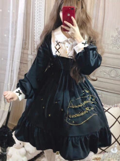 Palace Style Retro Lace Long Sleeve Red Gothic Lolita Dress 11 Palace Style Retro Lace Long Sleeve Red Gothic Lolita Dress -MIMY Lolita Shop 3 500x672 157