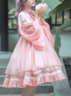 Koi Series OP Chinese Style Sweet Lolita Long Sleeve Dress 16 Koi Series OP Chinese Style Sweet Lolita Long Sleeve Dress -MIMY Lolita Shop 3 500x672 264