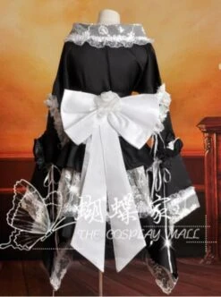 V-Neck Black And White Lace And Ruffles Cosplay Lolita Long Sleeves Dress 11 V-Neck Black And White Lace And Ruffles Cosplay Lolita Long Sleeves Dress -MIMY Lolita Shop 3 500x672 277