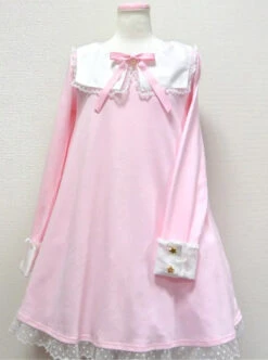Cute Macarons Color Sweet Lolita Long Sleeve Dress -MIMY Lolita Shop 3 500x672 294