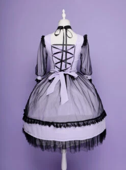 Star Moon Cat Series Sweet Lolita Half Sleeve Dress -MIMY Lolita Shop 3 500x672 309