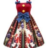 Circus Rabbit Series JSK Bowknot Retro Sweet Lolita Sling Dress