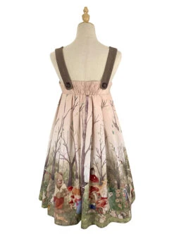 Little Raccoon Series JSK Autumn Winter High Waist Sweet Lolita Sling Dress -MIMY Lolita Shop 3 500x672 319