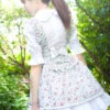 Pastoral Style Fake Two Pieces Floral Prints Sweet Lolita Short Sleeve Dress