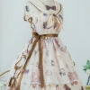 Little Bear's Dessert Series JSK High Waist Navy Neck Sweet Lolita Sleeveless Dress -MIMY Lolita Shop 3 500x672 348