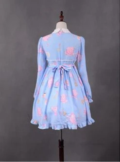 Teapot Printed Long Sleeves Lolita Dress -MIMY Lolita Shop 3 500x672 379