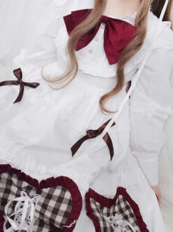 Bowknot Heart-shaped Pattern Sweet Lolita Long Sleeve Dress -MIMY Lolita Shop 3 500x672 382