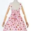 Dessert Printing Sweet Lolita Pink Sling Dress -MIMY Lolita Shop 3 500x672 389