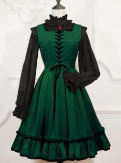 Retro Fairy Tale Style Gothic Lolita Sleeveless Dress