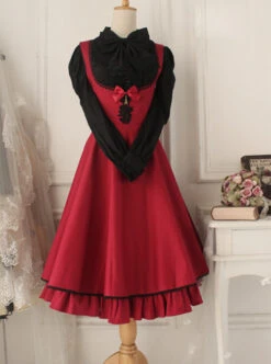 Versailles Rose Retro Elegant Classic Lolita Sleeveless Dress -MIMY Lolita Shop 3 500x672 540