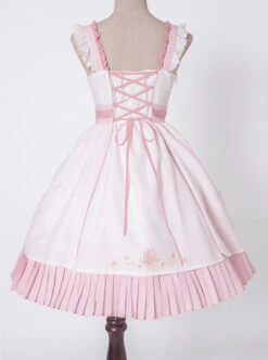 Pear Flowers And Lotus Flowers Series Chinese Style Qi Lolita Sling Dress -MIMY Lolita Shop 3 500x672 600