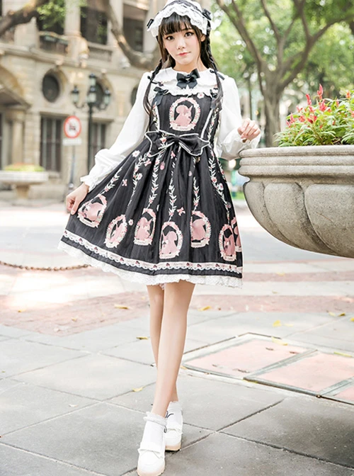 Pine Forest Monogatari Series Classic Lolita Sling Dress 3 Pine Forest Monogatari Series Classic Lolita Sling Dress