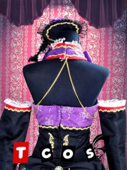 Vocaloid Miku Black And Purple Cosplay Lolita Dress Set Costume -MIMY Lolita Shop 3 500x672 8