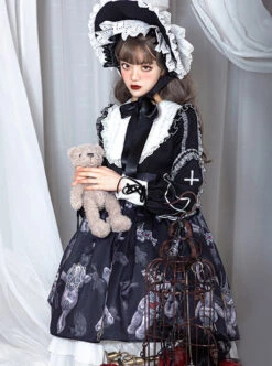 Resentment Puppet Doll Series OP Gothic Lolita Long Sleeve Dress -MIMY Lolita Shop 3 500x672 80
