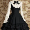 Long Sleeves Ruffle Elegant School Lolita Dress -MIMY Lolita Shop 3 500x672 849