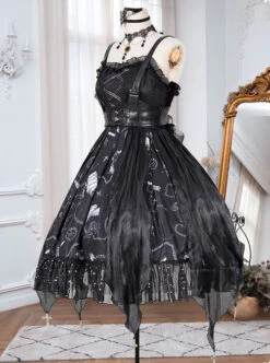 The Vampire Diaries Series JSK Darkness Gothic Lolita Sling Dress -MIMY Lolita Shop 3 500x672 94