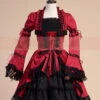 Retro Lace And Bind Strap Gothic Lolita Long Sleeve Dress