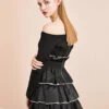Black Off-shoulder Gothic Lolita Long Sleeve Dress -MIMY Lolita Shop 4 500x672 135