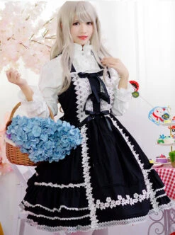 Black Sweet Lolita Hanging Neck Dress -MIMY Lolita Shop 4 500x672 239