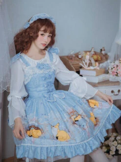 Magic Tea Party Antonio's Four Seasons Series Classic Lolita Sling Dress -MIMY Lolita Shop 4 500x672 259