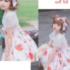Lychee First Aid Kit Series JSK Sweet Lolita Pink Sling Dress
