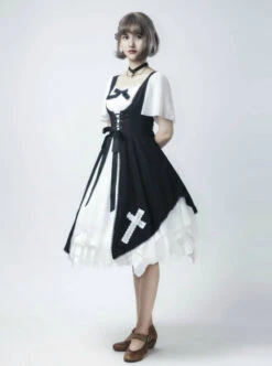 Aria Series Short Sleeve Gothic Lolita Dress -MIMY Lolita Shop 4 500x672 28
