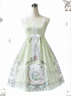 The Little Bear's Adventures Series Sweet Lolita Sling Dress -MIMY Lolita Shop 4 500x672 288
