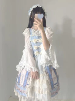 Japanese Traveller's Anthem Sweet Lolita Sling Dress -MIMY Lolita Shop 4 500x672 326