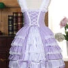 Lace Purple Bowknot Sweet Lolita Sling Dress -MIMY Lolita Shop 4 500x672 380