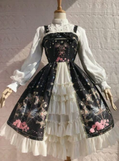 Peacock Cross Series JSK Classic Lolita Sling Dress -MIMY Lolita Shop 4 500x672 441