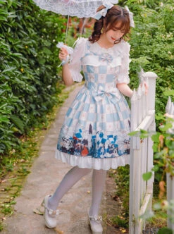 Magic Tea Party War Of Thrones Series Printing Classic Lolita Sling Dress Version 1 11 Magic Tea Party War Of Thrones Series Printing Classic Lolita Sling Dress Version 1 -MIMY Lolita Shop 4 500x672 453