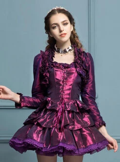 Palace Style Slim Sweet Classic Lolita Sling Dress 11 Palace Style Slim Sweet Classic Lolita Sling Dress -MIMY Lolita Shop 4 500x672 455