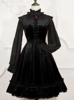 Retro Fairy Tale Style Gothic Lolita Sleeveless Dress -MIMY Lolita Shop 4 500x672 5