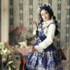 Magic Tea Party Starry Sky City Series Classic Lolita Sling Dress -MIMY Lolita Shop 4 500x672 520