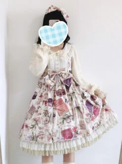 Collect The Traveler Series Classic Lolita Long Sleeve Dress -MIMY Lolita Shop 4 500x672 534