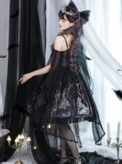 Virgin Flower Series JSK Gothic Lolita Light Hanayome Tea Party Sling Dress -MIMY Lolita Shop 4 500x672 56