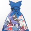 Magic Tea Party Breeze Alice Series JSK Bowknot Classic Lolita Sling Dress -MIMY Lolita Shop 4 500x672 595