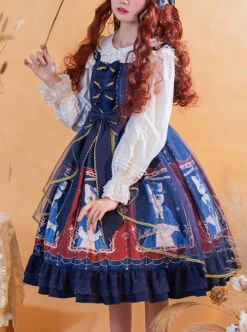 Earl Cat Lady Series JSK Bowknot Classic Lolita Sling Dress -MIMY Lolita Shop 4 500x672 614