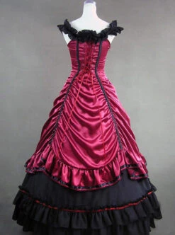 Victorian Aristocratic Gorgeous Blue Gothic Lolita Prom Dress -MIMY Lolita Shop 4 500x672 750