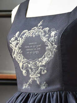 Retro Gothic Human-bone Lolita Sleeveless Dress -MIMY Lolita Shop 5 500x672 104